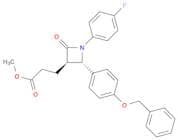 Methyl 3-((2S,3R)-2-(4-(benzyloxy)phenyl)-1-(4-fluorophenyl)-4-oxoazetidin-3-yl)propanoate