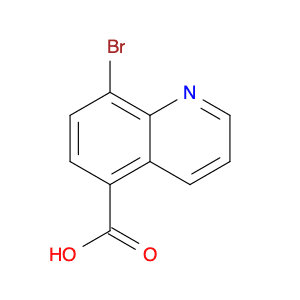 5-Quinolinecarboxylic acid, 8-bromo-