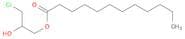 Dodecanoic acid, 3-chloro-2-hydroxypropyl ester