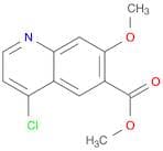 6-Quinolinecarboxylic acid, 4-chloro-7-methoxy-, methyl ester