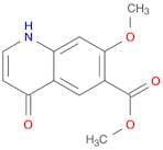 6-Quinolinecarboxylic acid, 1,4-dihydro-7-methoxy-4-oxo-, methyl ester