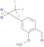 2-methoxy-4-[3-(trifluoromethyl)-3H-diazirin-3-yl]benzaldehyde