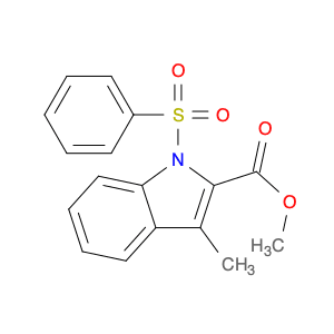 1H-Indole-2-carboxylic acid, 3-methyl-1-(phenylsulfonyl)-, methyl ester