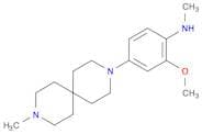 Benzenamine, 2-methoxy-N-methyl-4-(9-methyl-3,9-diazaspiro[5.5]undec-3-yl)-