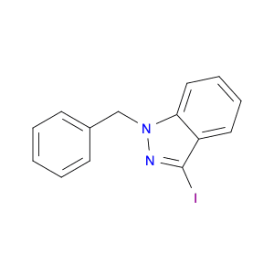 1H-Indazole, 3-iodo-1-(phenylmethyl)-
