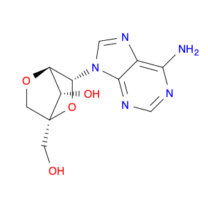 9H-Purin-6-amine, 9-[2,5-anhydro-4-C-(hydroxymethyl)-α-L-lyxofuranosyl]-