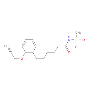Benzenehexanamide, N-(methylsulfonyl)-2-(2-propyn-1-yloxy)-