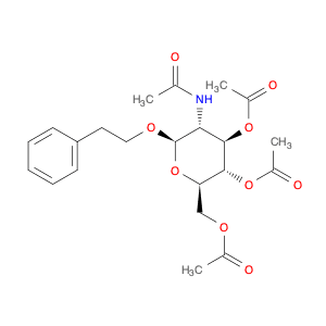 β-D-Glucopyranoside, 2-phenylethyl 2-(acetylamino)-2-deoxy-, 3,4,6-triacetate