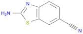 6-Benzothiazolecarbonitrile, 2-amino-