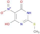 4(3H)-Pyrimidinone, 6-hydroxy-2-(methylthio)-5-nitro-