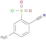 Benzenesulfonylchloride, 2-cyano-5-methyl-