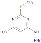 4-hydrazino-6-methyl-2-(methylthio)pyrimidine