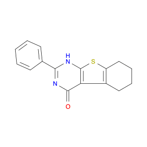[1]Benzothieno[2,3-d]pyrimidin-4(1H)-one, 5,6,7,8-tetrahydro-2-phenyl-
