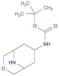 Carbamic acid, N-3-oxa-9-azabicyclo[3.3.1]non-7-yl-, 1,1-dimethylethyl ester