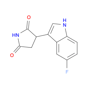 2,5-Pyrrolidinedione, 3-(5-fluoro-1H-indol-3-yl)-