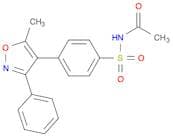 Acetamide, N-[[4-(5-methyl-3-phenyl-4-isoxazolyl)phenyl]sulfonyl]-