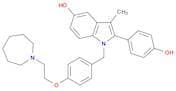 1H-Indol-5-ol, 1-[[4-[2-(hexahydro-1H-azepin-1-yl)ethoxy]phenyl]methyl]-2-(4-hydroxyphenyl)-3-meth…