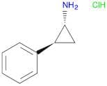Cyclopropanamine, 2-phenyl-, hydrochloride (1:1), (1R,2S)-rel-