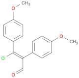 Benzeneacetaldehyde, α-[chloro(4-methoxyphenyl)methylene]-4-methoxy-, (αZ)-