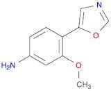 3-Methoxy-4-(1,3-oxazol-5-yl)aniline