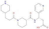 3-Pyridinepropanoic acid, β-[[[(3R)-1-[1-oxo-3-(4-piperidinyl)propyl]-3-piperidinyl]carbonyl]amino…