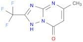 5-Methyl-2-trifluoromethyl-4H-[1,2,4]triazolo[1,5-a]pyrimidin-7-one