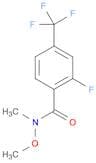 2-Fluoro-N-methoxy-N-methyl-4-(trifluoromethyl)benzamide