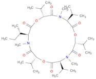Cyclo[(2R)-2-hydroxy-3-methylbutanoyl-N-methyl-L-isoleucyl-(2R)-2-hydroxy-3-methylbutanoyl-N-methy…