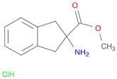 1H-Indene-2-carboxylic acid, 2-amino-2,3-dihydro-, methyl ester, hydrochloride (1:1)