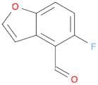 4-Benzofurancarboxaldehyde,  5-fluoro-
