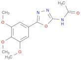 N-(5-(3,4,5-Trimethoxyphenyl)-1,3,4-oxadiazol-2-yl)acetamide