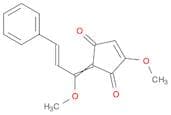 4-Cyclopentene-1,3-dione, 4-methoxy-2-[(2E)-1-methoxy-3-phenyl-2-propen-1-ylidene]-
