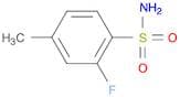 2-fluoro-4-methylbenzene-1-sulfonamide