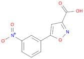 5-(3-Nitrophenyl)-3-isoxazolecarboxylic acid
