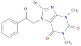 1H-Purine-2,6-dione, 8-bromo-3,7-dihydro-1,3-dimethyl-7-(2-oxo-2-phenylethyl)-