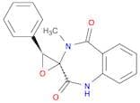 Spiro[3H-1,4-benzodiazepine-3,2'-oxirane]-2,5(1H,4H)-dione, 4-methyl-3'-phenyl-, (2'R,3'S)-rel-(-)-
