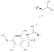D-Ornithine, N5-[imino[[(4-methoxy-2,3,6-trimethylphenyl)sulfonyl]amino]methyl]-