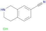 7-Isoquinolinecarbonitrile, 1,2,3,4-tetrahydro-, hydrochloride (1:1)