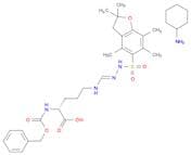 Cyclohexanamine (r)-2-(((benzyloxy)carbonyl)amino)-5-(n'-((2,2,4,6,7-pentamethyl-2,3-dihydrobenzof…