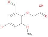Acetic acid, 2-(4-bromo-2-formyl-6-methoxyphenoxy)-