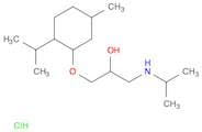 1-((2-Isopropyl-5-methylcyclohexyl)oxy)-3-(isopropylamino)propan-2-ol hydrochloride