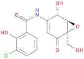 Benzamide, 3-chloro-2-hydroxy-N-[(1R,2S,6R)-2-hydroxy-6-(hydroxymethyl)-5-oxo-7-oxabicyclo[4.1.0]h…