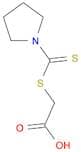 Acetic acid, 2-[(1-pyrrolidinylthioxomethyl)thio]-
