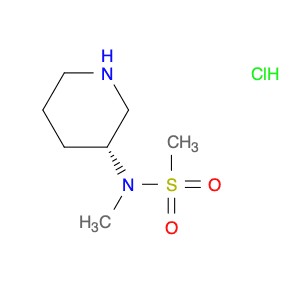 Methanesulfonamide, N-methyl-N-(3R)-3-piperidinyl-, hydrochloride (1:1)
