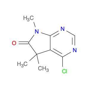 6H-Pyrrolo[2,3-d]pyrimidin-6-one, 4-chloro-5,7-dihydro-5,5,7-trimethyl-