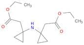 Ethyl 2-(1-([1-(2-ethoxy-2-oxoethyl)cyclopropyl]amino)cyclopropyl)acetate