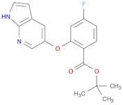 tert-Butyl 4-fluoro-2-(1h-pyrrolo[2,3-b]pyridin-5-yloxy)benzoate