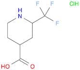 4-Piperidinecarboxylic acid, 2-(trifluoromethyl)-, hydrochloride (1:1)