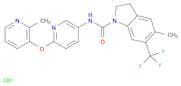5-methyl-N-{6-[(2-methylpyridin-3-yl)oxy]pyridin-3-yl}-6-(trifluoromethyl)-2,3-dihydro-1H-indole-1…