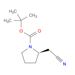 1-Pyrrolidinecarboxylic acid, 2-(cyanomethyl)-, 1,1-dimethylethyl ester, (2R)-